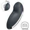 Satisfyer Tap & Climax 2 - 2in1 csikló vibrátor, csiklóizgató (szürke)