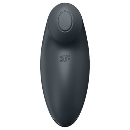 Satisfyer Tap & Climax 2 - 2in1 csikló vibrátor, csiklóizgató (szürke)