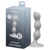 Satisfyer Triple Ball-R - gyöngyös dildó (szürke)