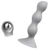 Satisfyer Triple Ball-R - gyöngyös dildó (szürke)