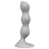 Satisfyer Triple Ball-R - gyöngyös dildó (szürke)