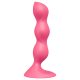 Satisfyer Triple Ball-R - gyöngyös anál dildó (piros)