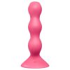 Satisfyer Triple Ball-R - gyöngyös anál dildó (piros)