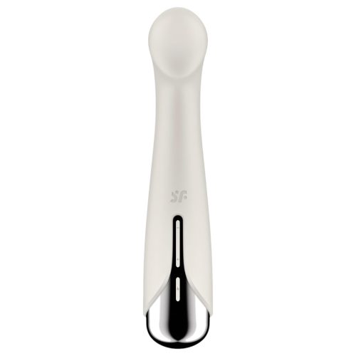 Satisfyer Spinning G-Spot 1 - forgó fejes G-pont vibrátor (bézs)