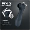 Satisfyer Pro2 Gen3 - léghullámos csiklóizgató (sötét szürke)