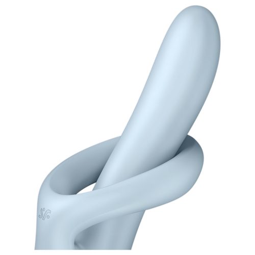 Satisfyer Heat Flex 4 - melegítő csiklókaros vibrátor (kék)