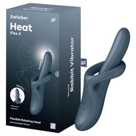   Satisfyer Heat Flex 4 - melegítő csiklókaros vibrátor (szürke)