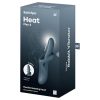 Satisfyer Heat Flex 4 - melegítő csiklókaros vibrátor (szürke)