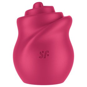   Satisfyer Tongue Twister - forgó nyelves csiklóizgató vibrátor (piros)