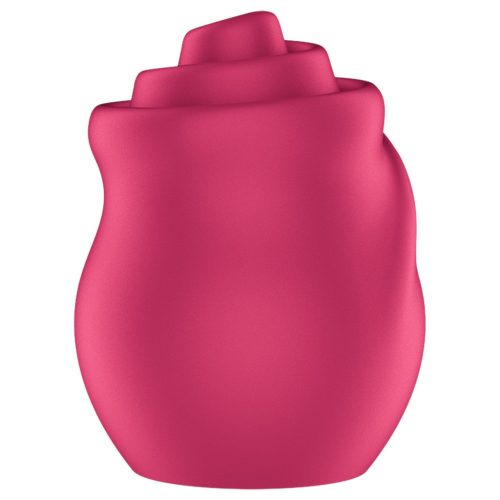 Satisfyer Tongue Twister - forgó nyelves csiklóizgató vibrátor (piros)