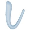 Satisfyer Double Classic - akkus párvibrátor (kék)