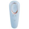 Satisfyer Double Classic - akkus párvibrátor (kék)