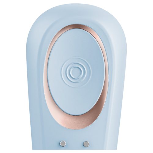 Satisfyer Double Classic - akkus párvibrátor (kék)