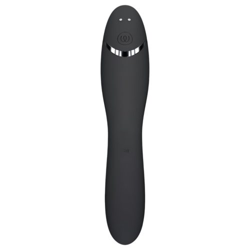 Womanizer OG - akkus, léghullámos 2in1 vibrátor (fekete)