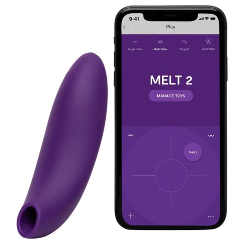 We-Vibe Melt 2 - App-vezérelt léghullámos csiklóizgató (lila)