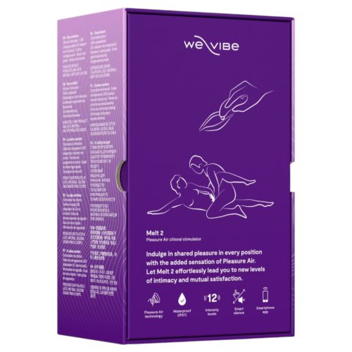 We-Vibe Melt 2 - App-vezérelt léghullámos csiklóizgató (lila)