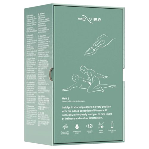 We-Vibe Melt 2 - App-vezérelt léghullámos csiklóizgató (türkiz)