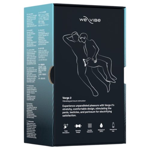 We-Vibe Verge 2 - App-vezérelt vibrációs péniszgyűrű (fekete)