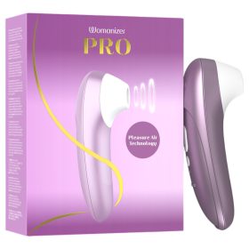 Womanizer Pro - léghullámos csiklóizgató (lila)