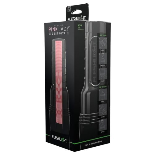 Fleshlight Pink Lady Destroya - élethű művagina tokban (pink)
