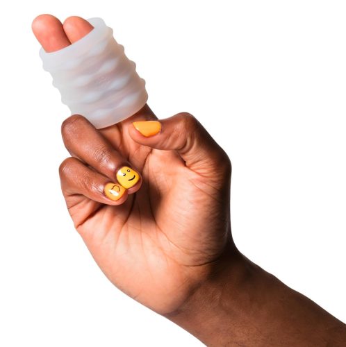 ROMP Mosh - flexibilis utazó maszturbátor (átlátszó)