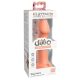 Dillio Big Hero - tapadókorongos szilikon dildó (17cm) - narancs