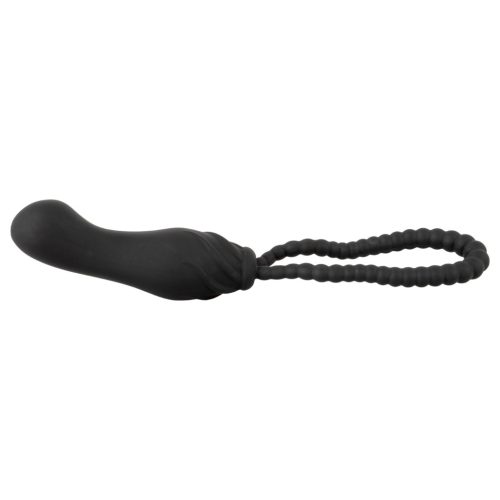 Black Velvets Perfect Fit - felcsatolható dildó (fekete)