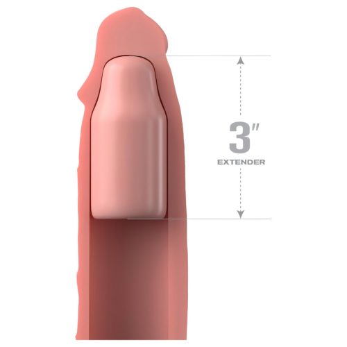 Pipedream - X-TENSION Elite 3 - méretre vágható péniszköpeny (natúr)