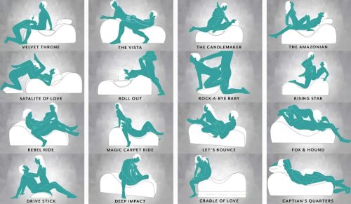 Liberator Esse Lounger - variálható tantra fotel - 3 részes (piros)