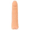Nature Skin - 2in1 műpunci és péniszköpeny - 23 cm (natúr)