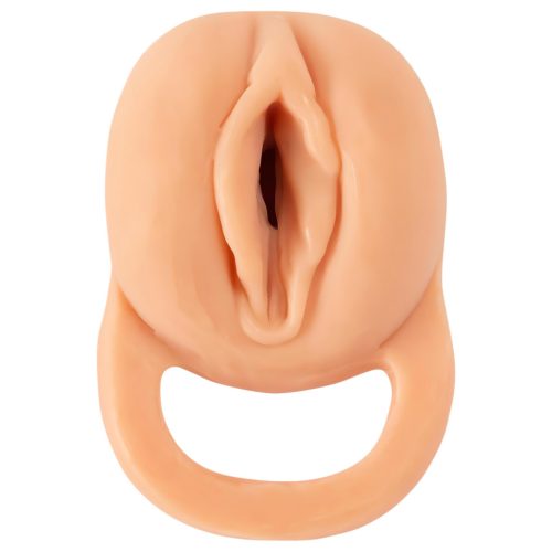 Nature Skin - 2in1 műpunci és péniszköpeny - 23 cm (natúr)