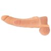 Nature Skin - 2in1 műpunci és péniszköpeny - 23 cm (natúr)