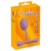 You2Toys - szilikon intim tréner mozgó súlyokkal - 78 g (lila)