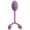 You2Toys - szilikon intim tréner mozgó súlyokkal - 78 g (lila)