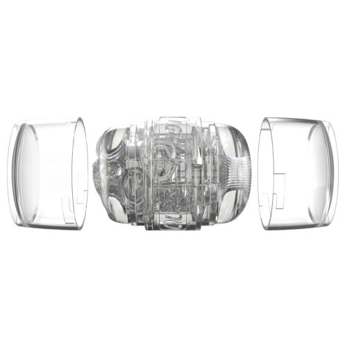Fleshlight Quickshot Autumn Falls - kétvégű utazó maszturbátor (átlátszó)