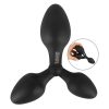 Black Velvets - tripla butt plug, anál plug (fekete)