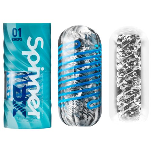 TENGA Spinner DX - maszturbátor férfiaknak (átlátszó)