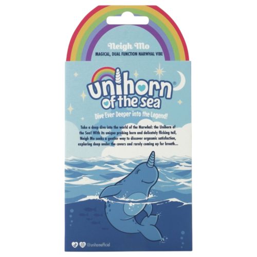 Unihorn Of The Sea - akkus narvál csiklóizgató (kék)