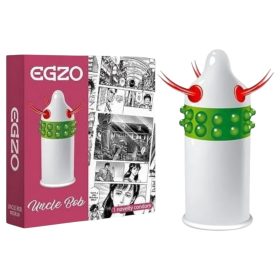 Egzo Uncle Bob - tüskés, csápos óvszer (1 db)