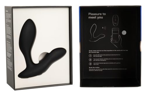 We-Vibe Vector+ - app-vezérelt prosztata masszírozó anál vibrátor (fekete)