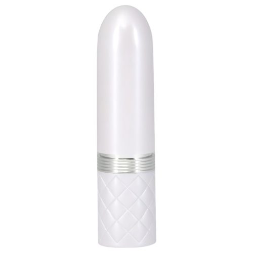 Pillow Talk Lusty - akkus, nyelves rúdvibrátor (fehér-pink)