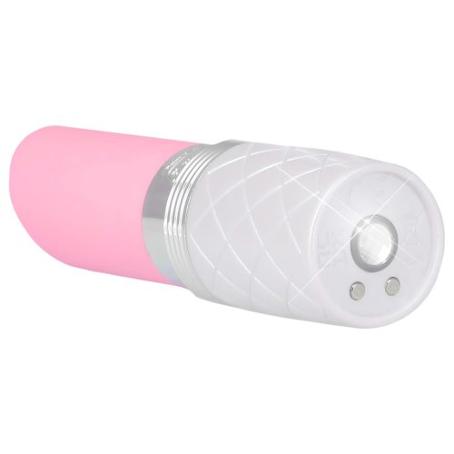 Pillow Talk Lusty - akkus, nyelves rúdvibrátor (fehér-pink)