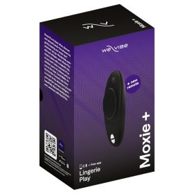   We-Vibe Moxie+ - hordható, app-vezérelt csiklóizgató vibrátor (fekete)