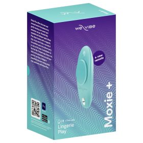   We-Vibe Moxie+ - hordható, app-vezérelt csiklóizgató vibrátor (türkiz)