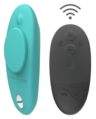 We-Vibe Moxie+ - hordható, app-vezérelt csiklóizgató vibrátor (türkiz)