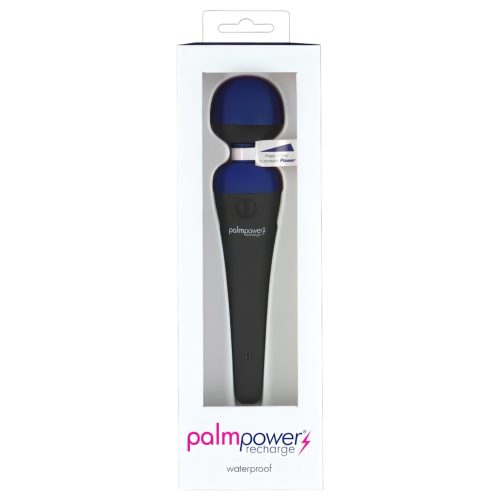 PalmPower recharge - akkus masszírozó vibrátor (kék)