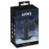 ANOS - kétágú anál vibrátor (fekete)