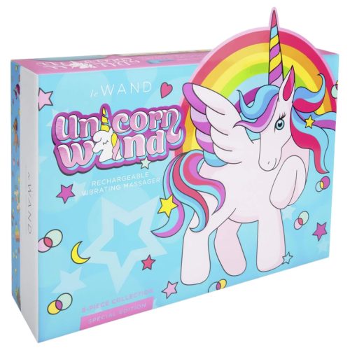 le Wand Unicorn - masszírozó vibrátor szett (szivárvány)