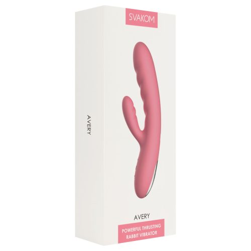 Svakom Avery - akkus, csiklókaros lökő vibrátor (pink)