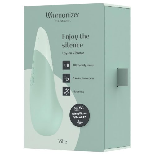 Womanizer Vibe - csikló vibrátor (zöld)